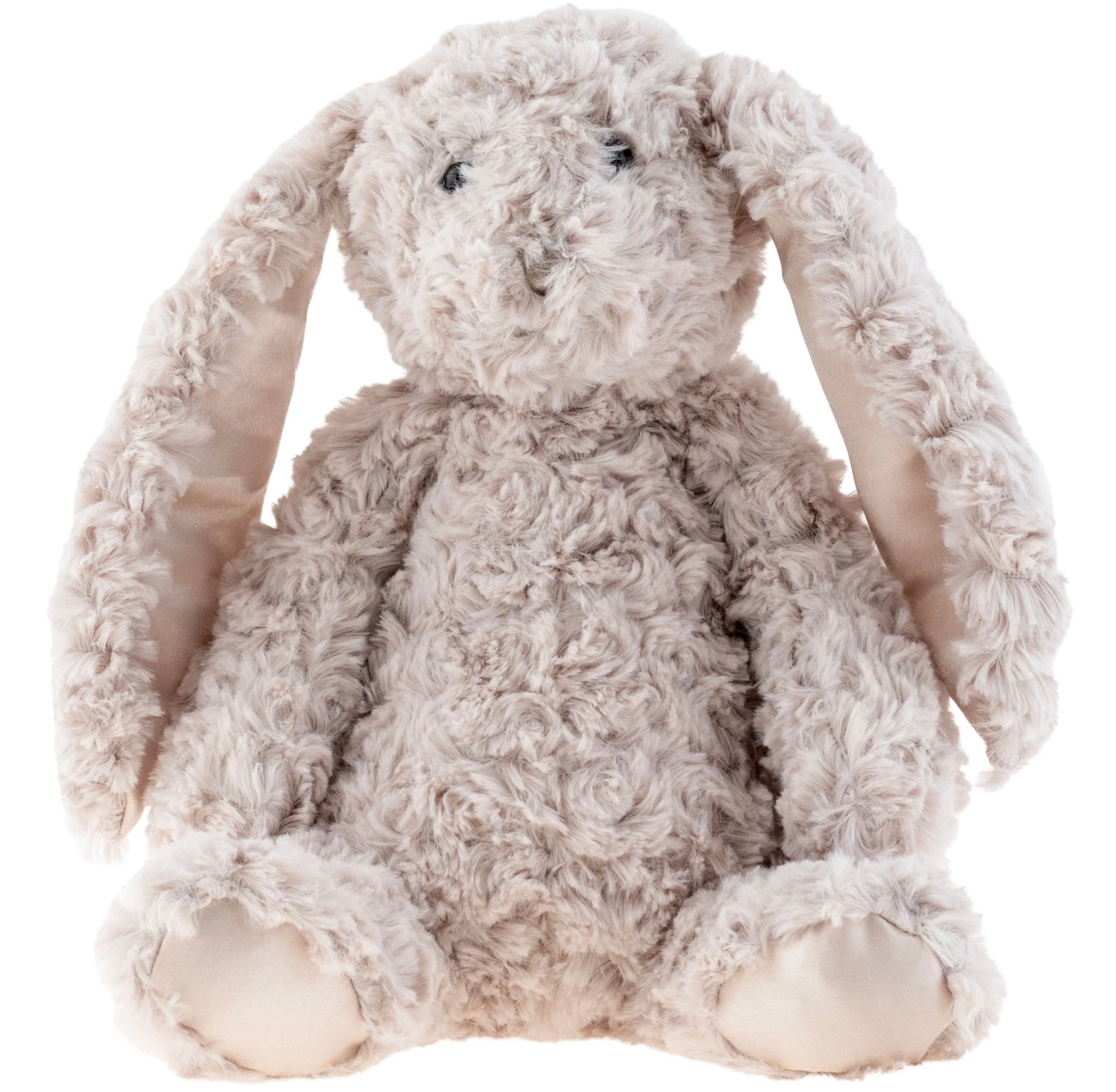 Poupée en peluche câline - Lapin gris