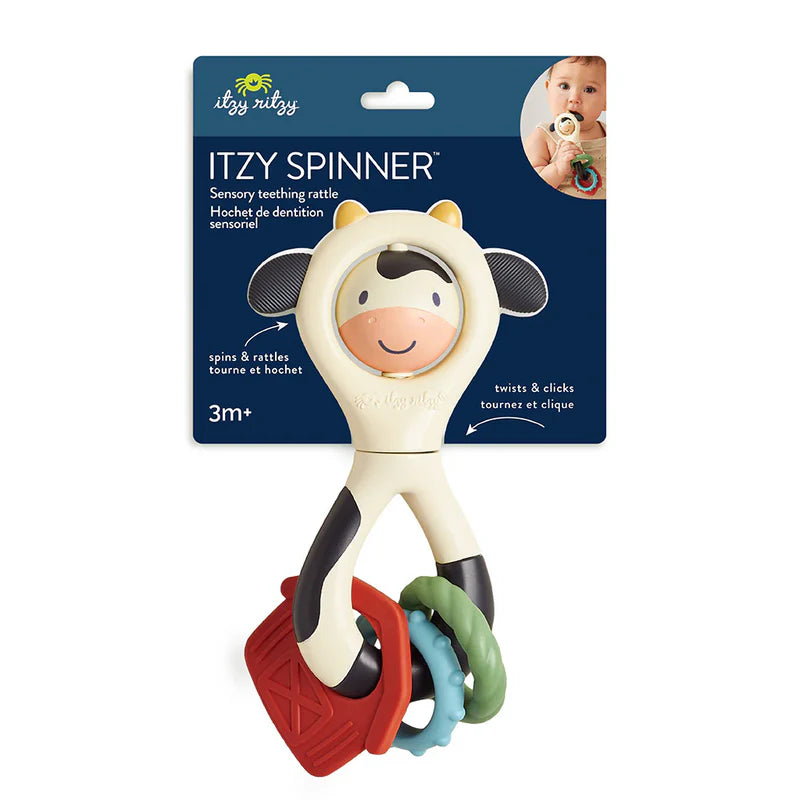 Itzy Spinner - sensory teething rattle