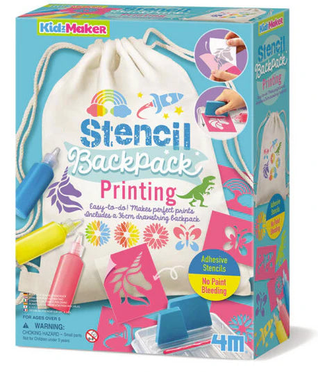 STENCIL BACKPACK PRINTING