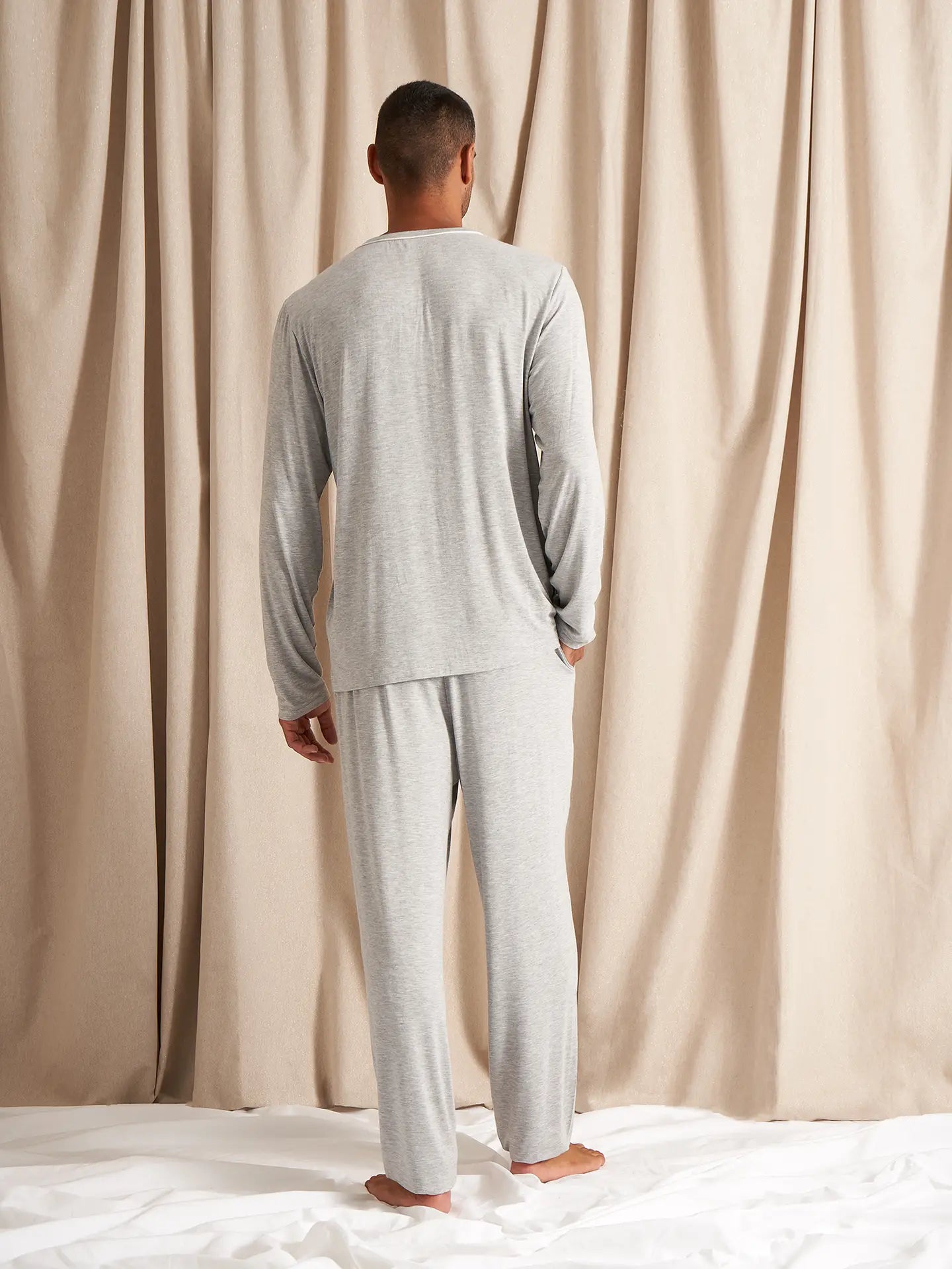 Ensemble pyjama en bambou Mister You en noir