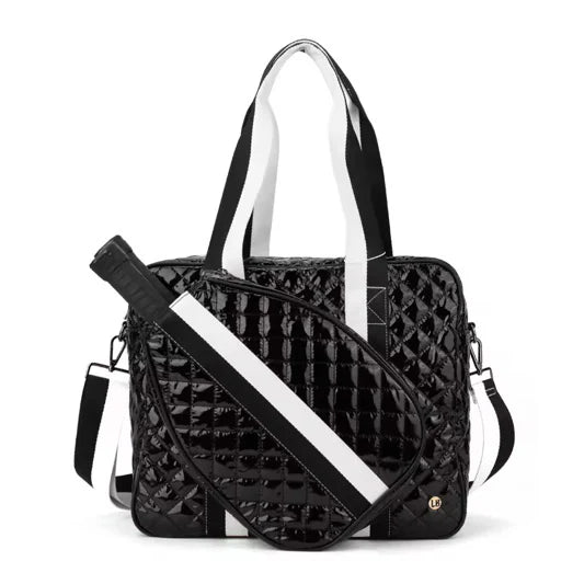 Pickleball Tote quilted black