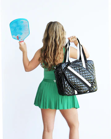 Pickleball Tote quilted black