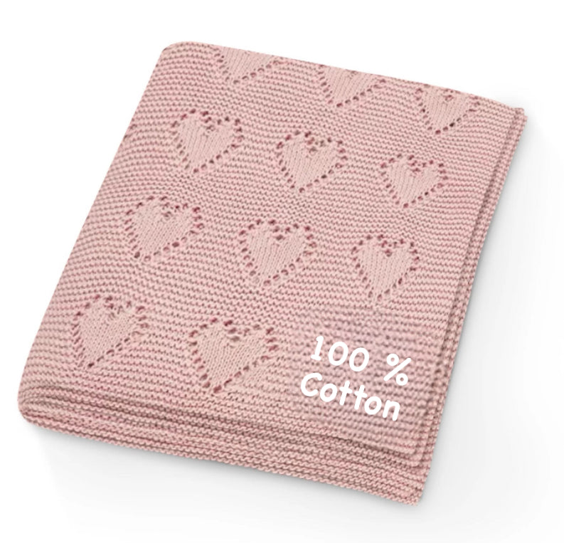 Blanket - Pink Hearts