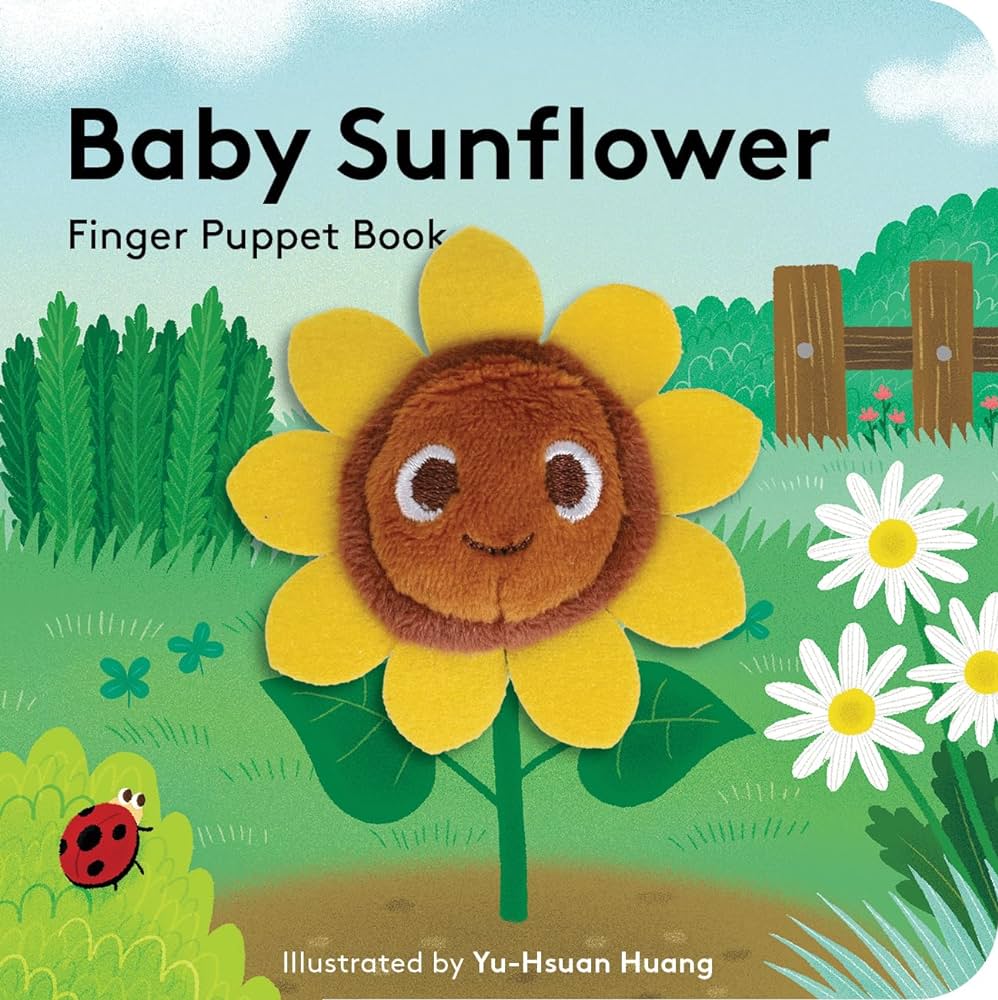 Bébé Tournesol : livre de marionnettes à doigts