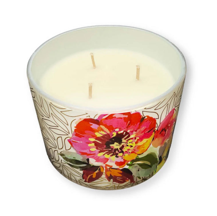 15oz Dish Candle - Fresh Greens