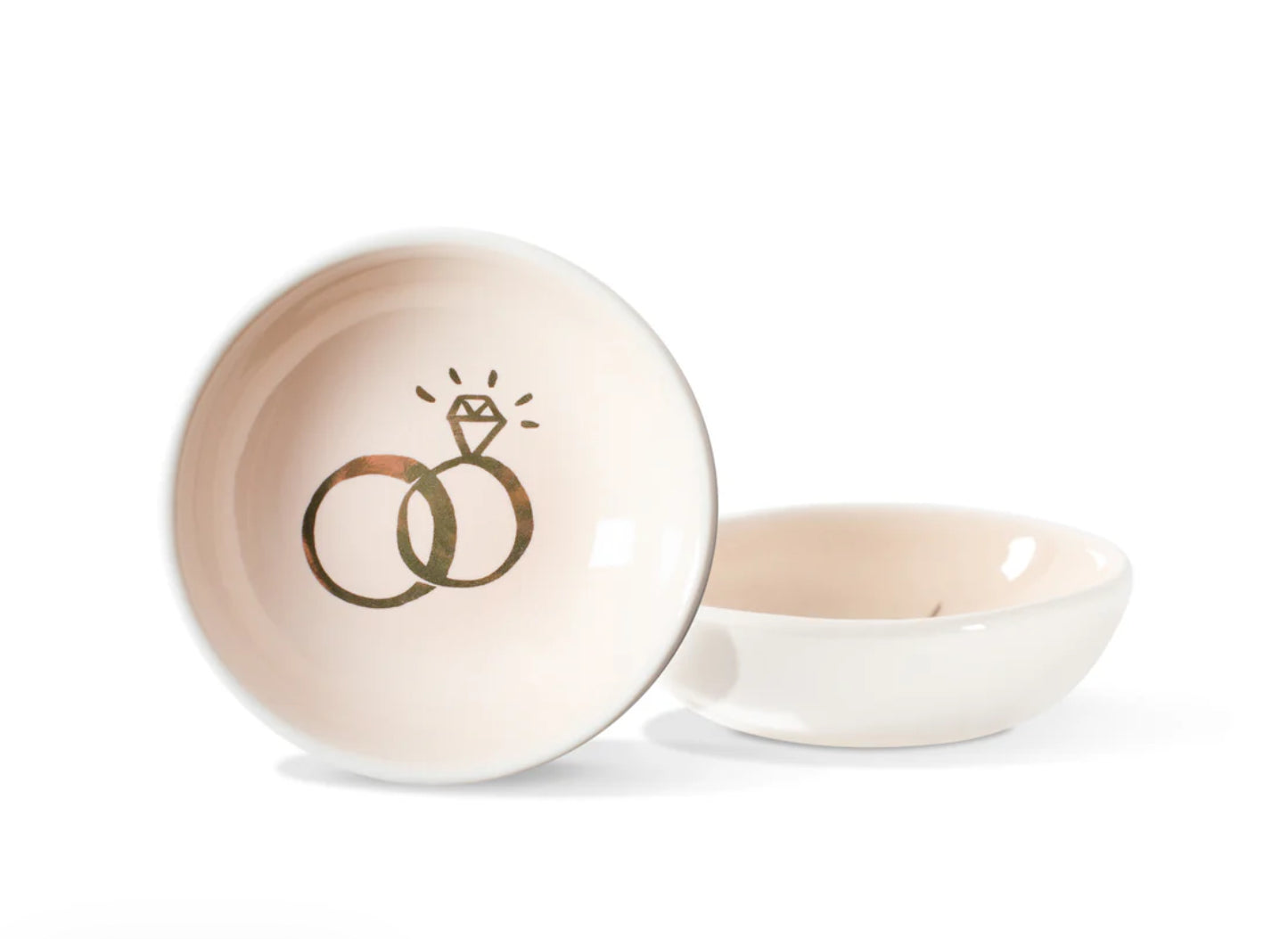 Plateau à bijoux rond pour alliances