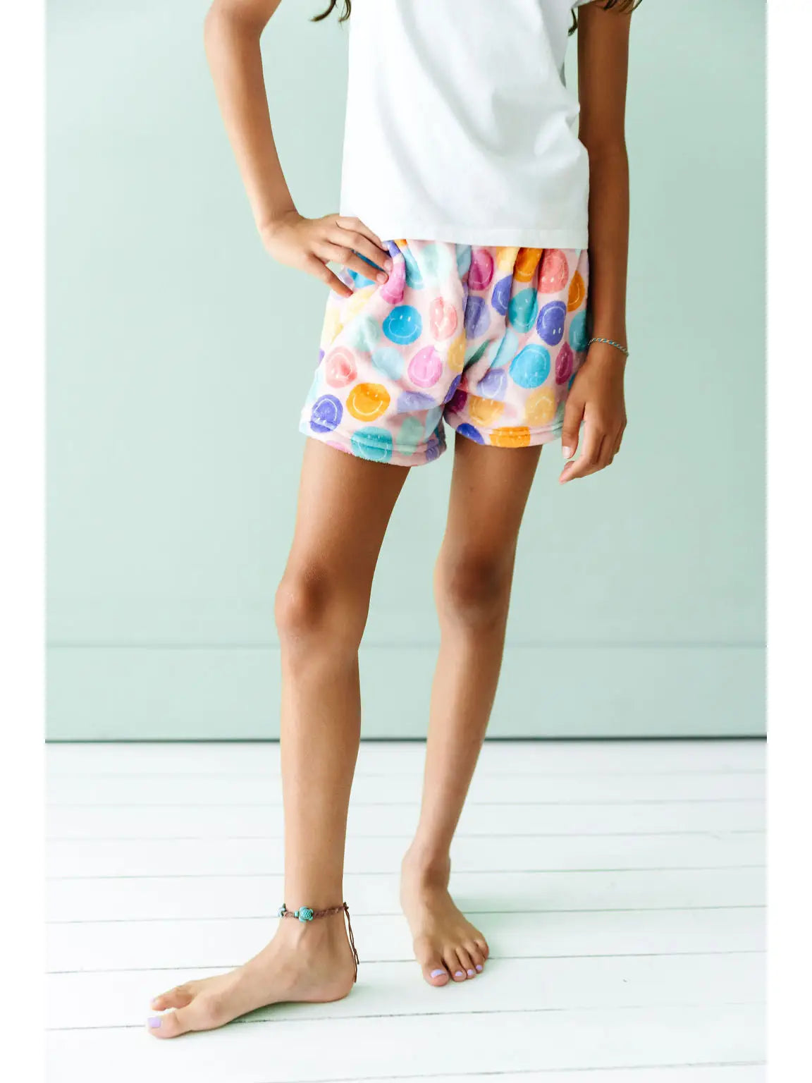 Plush shorts smiles