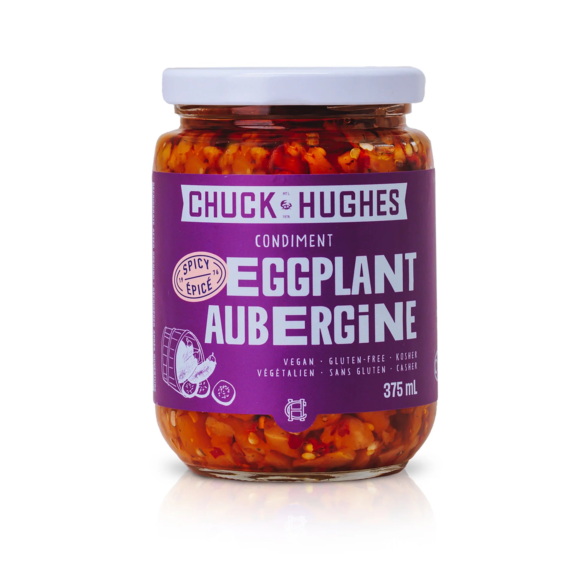 Condiment Chuck Hughes - Aubergine (épicée)