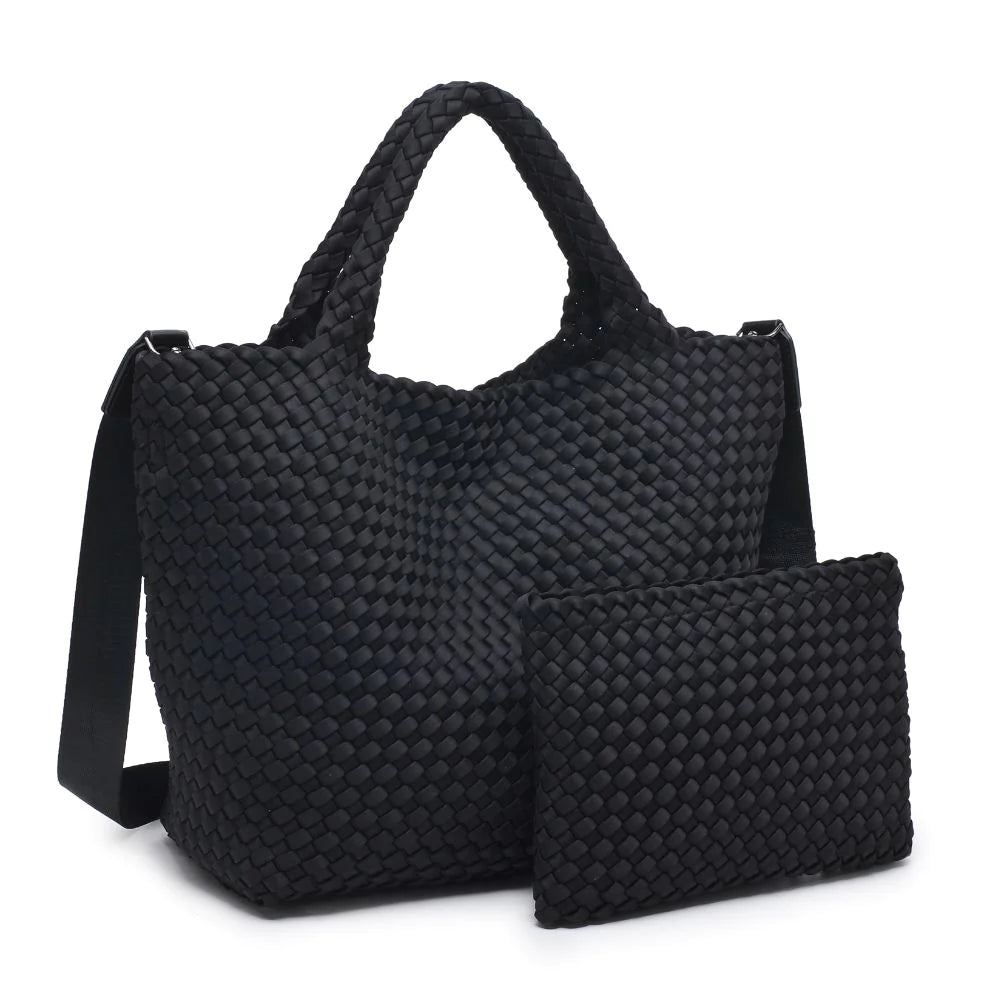 Sac fourre-tout noir Sky's the Limit Medium de Sol and Selene