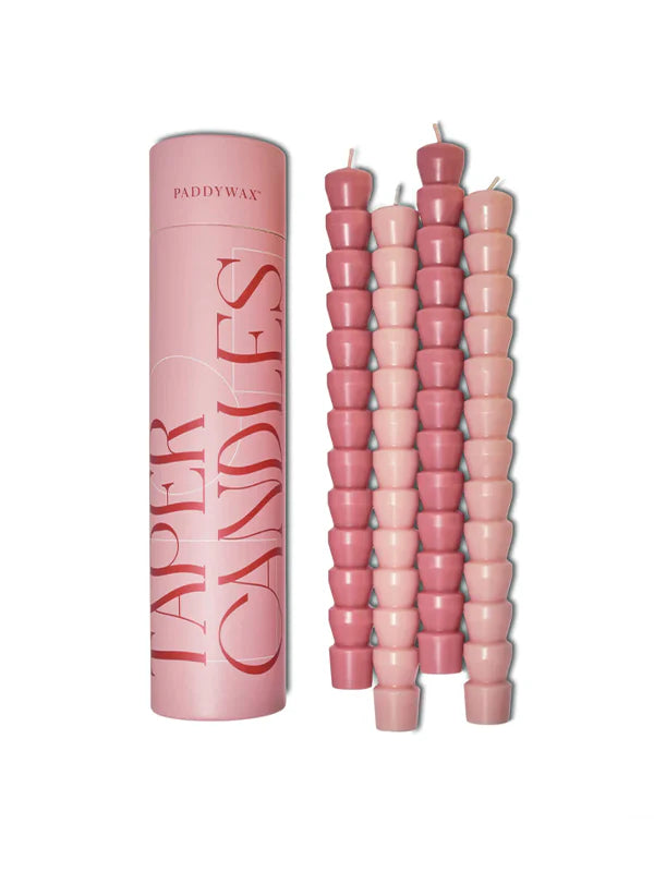 Ensemble de 4 cônes rose et blush