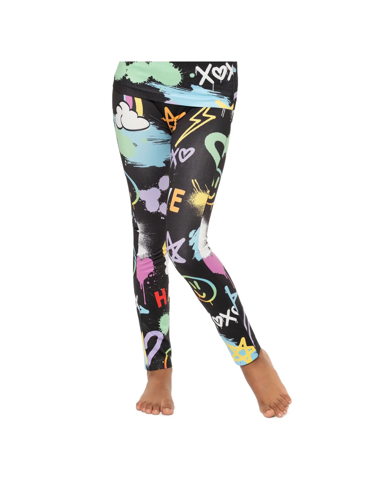 Ensemble long Happy Grafitti pour filles et petites filles