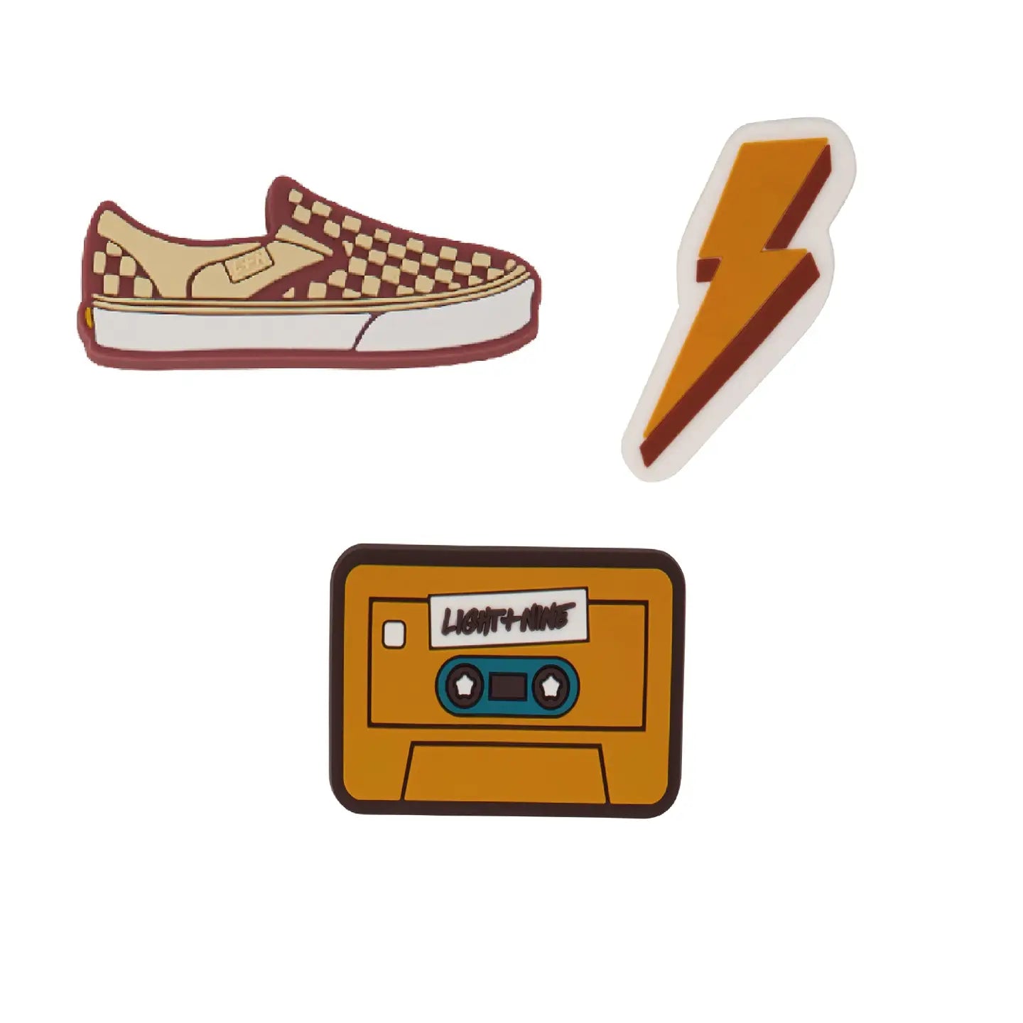 Ensemble de sac à dos rétro Jibbitz