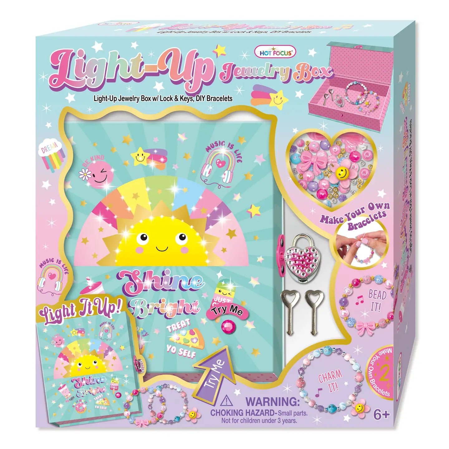 Coffret à bijoux lumineux – Soyez gentil