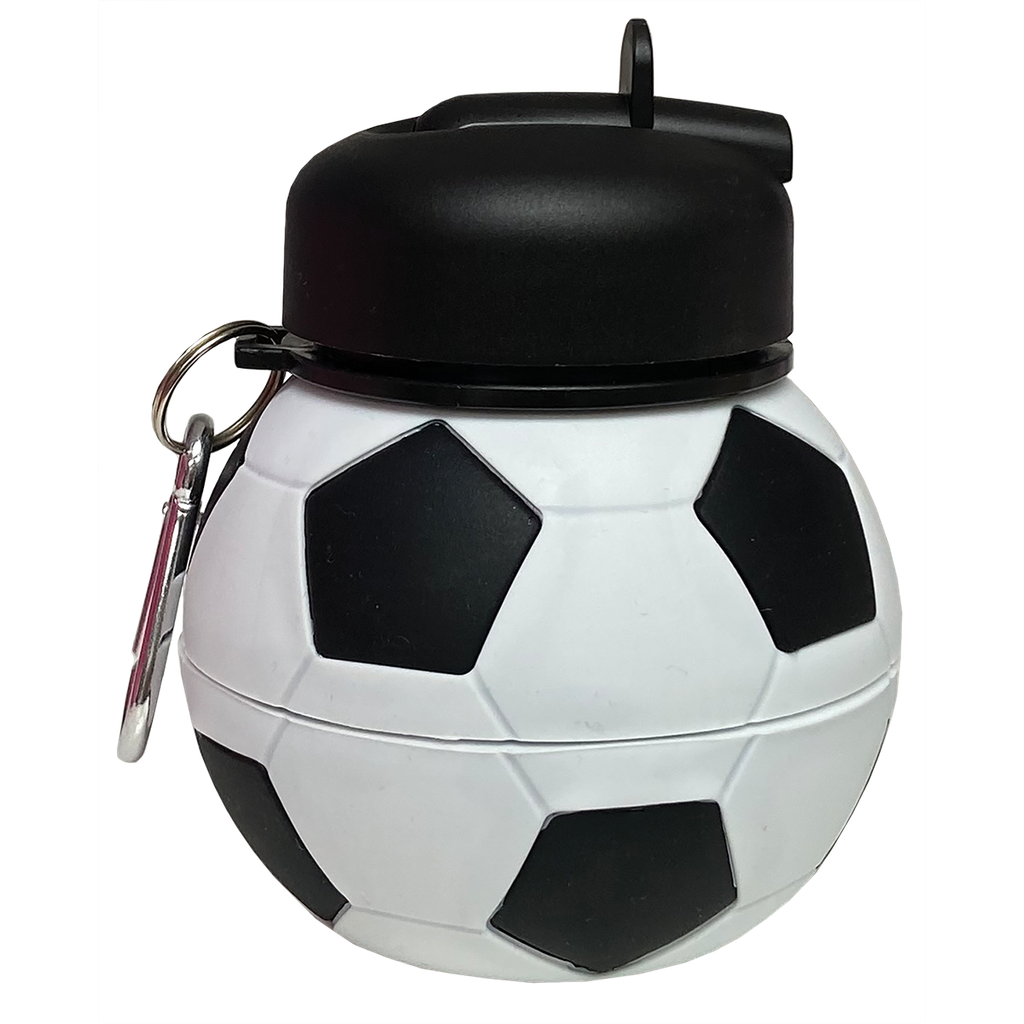 Bouteille d'eau pliable de football