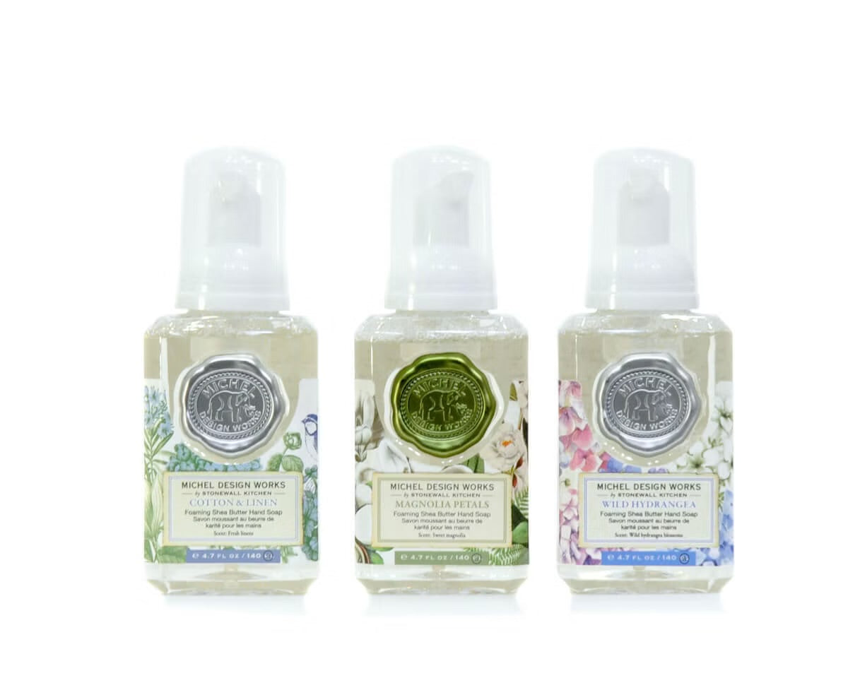 Michel Design- Mini Foaming Hand Soap Set of 3