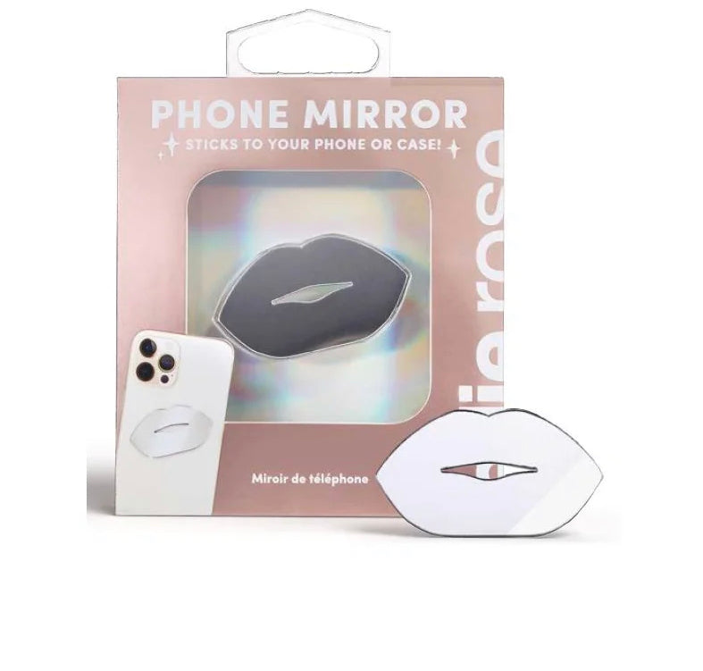 Autocollant miroir pour téléphone - Lèvres
