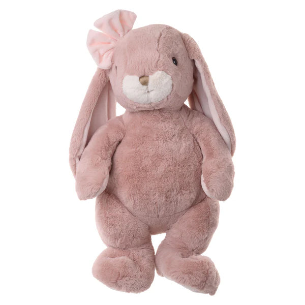 Extra large antique pink bunny with a headband