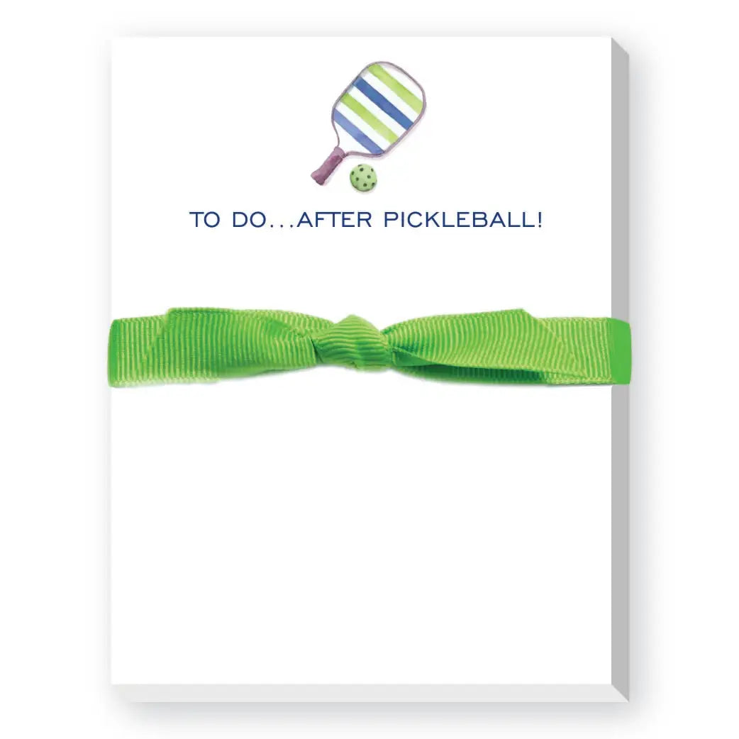 To do after pickleball mini Notepad