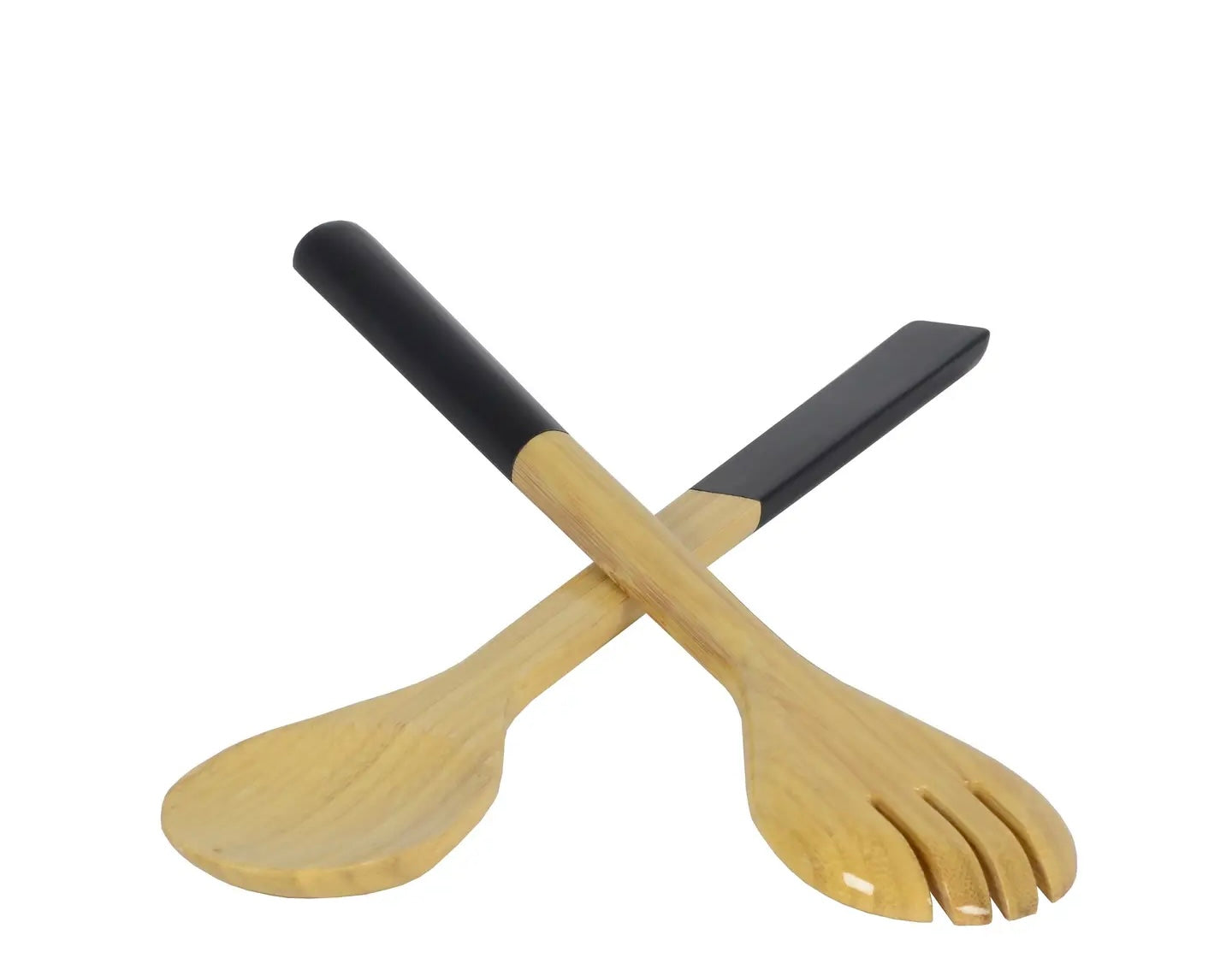 Bamboo Classic Bowl and Serving Set - Black