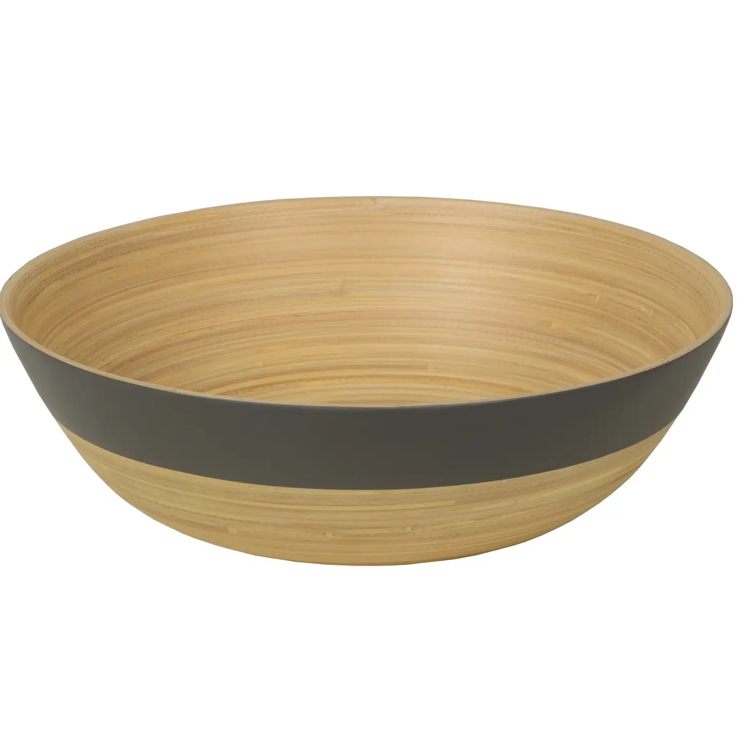 Bamboo Matte Bowl and Serving Set - Grey