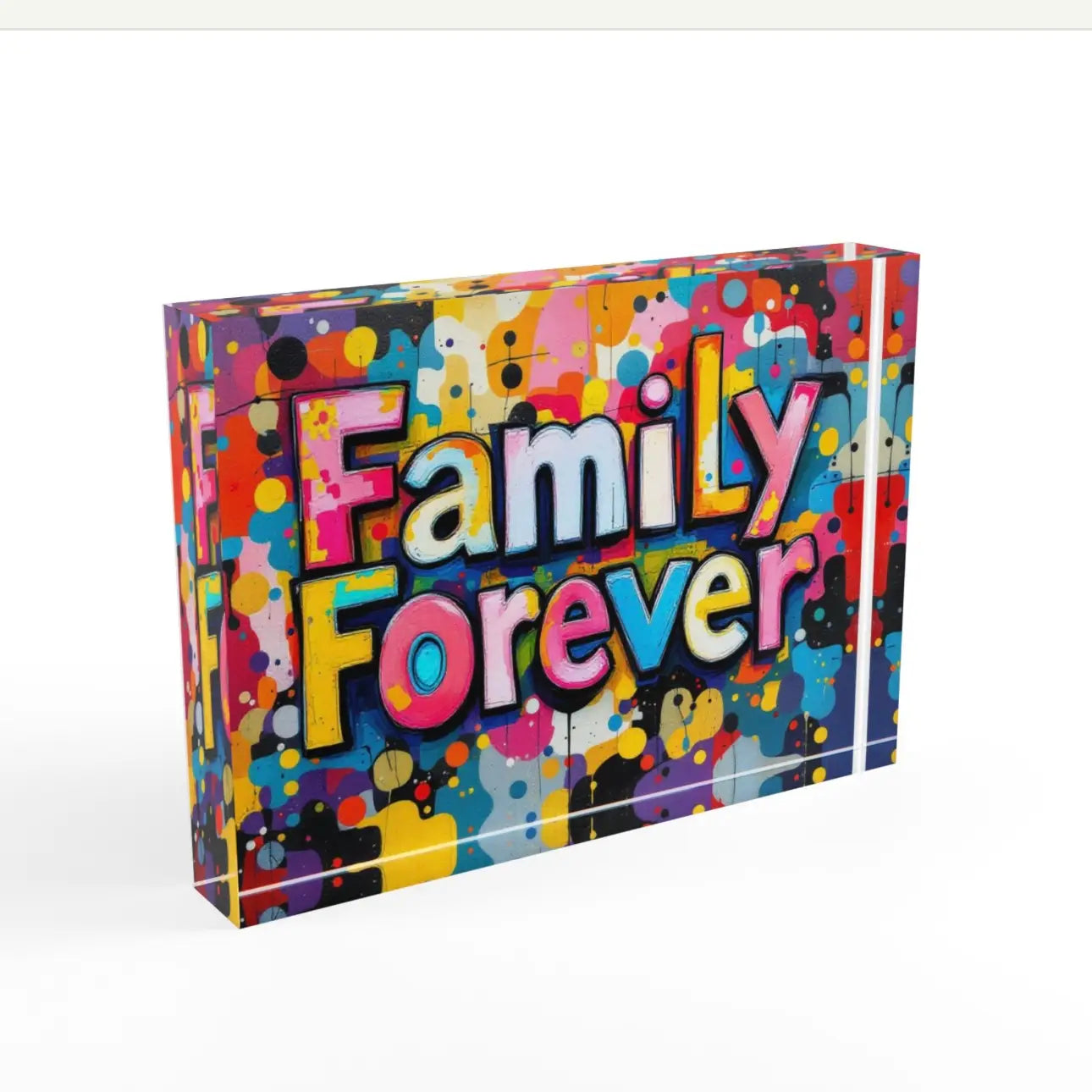 Family Forever crystal Decor