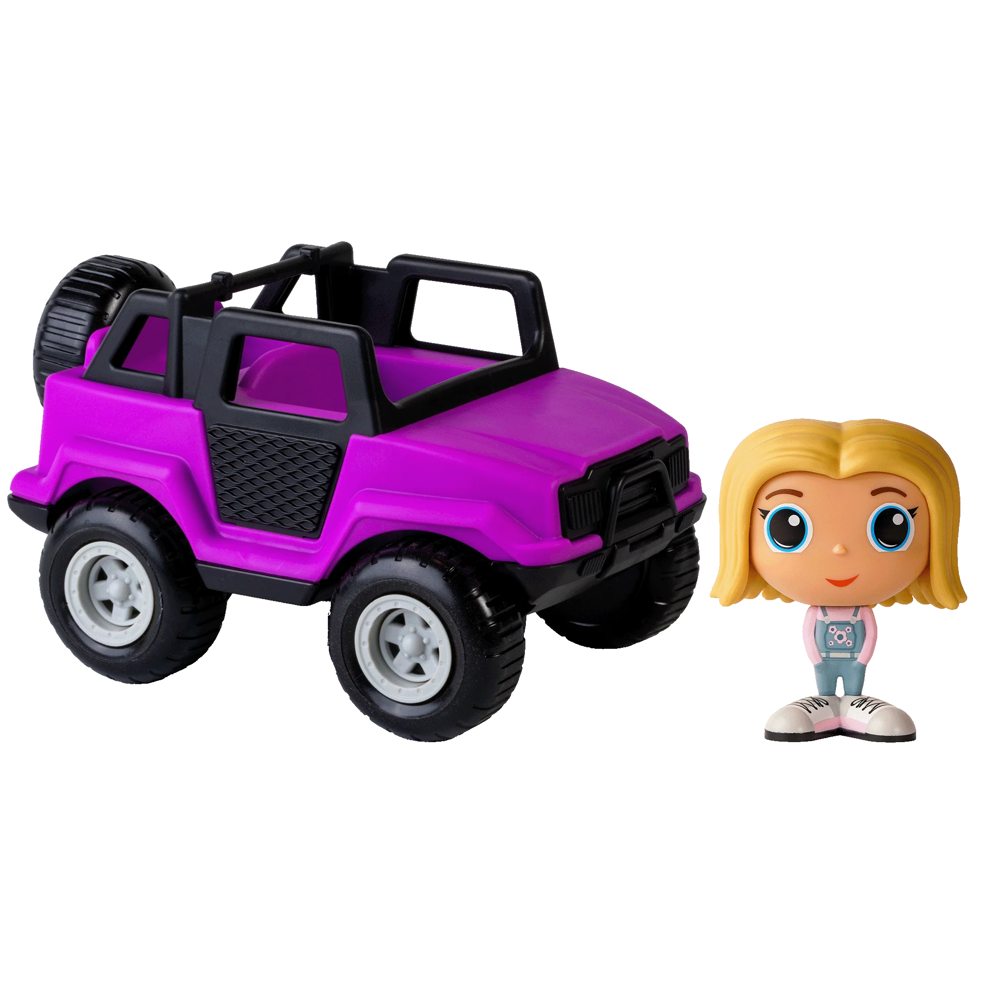 Off-Road Vehicle Purple with Figure - azra