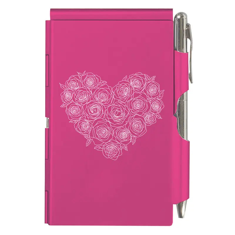 Flip Note - rose heart