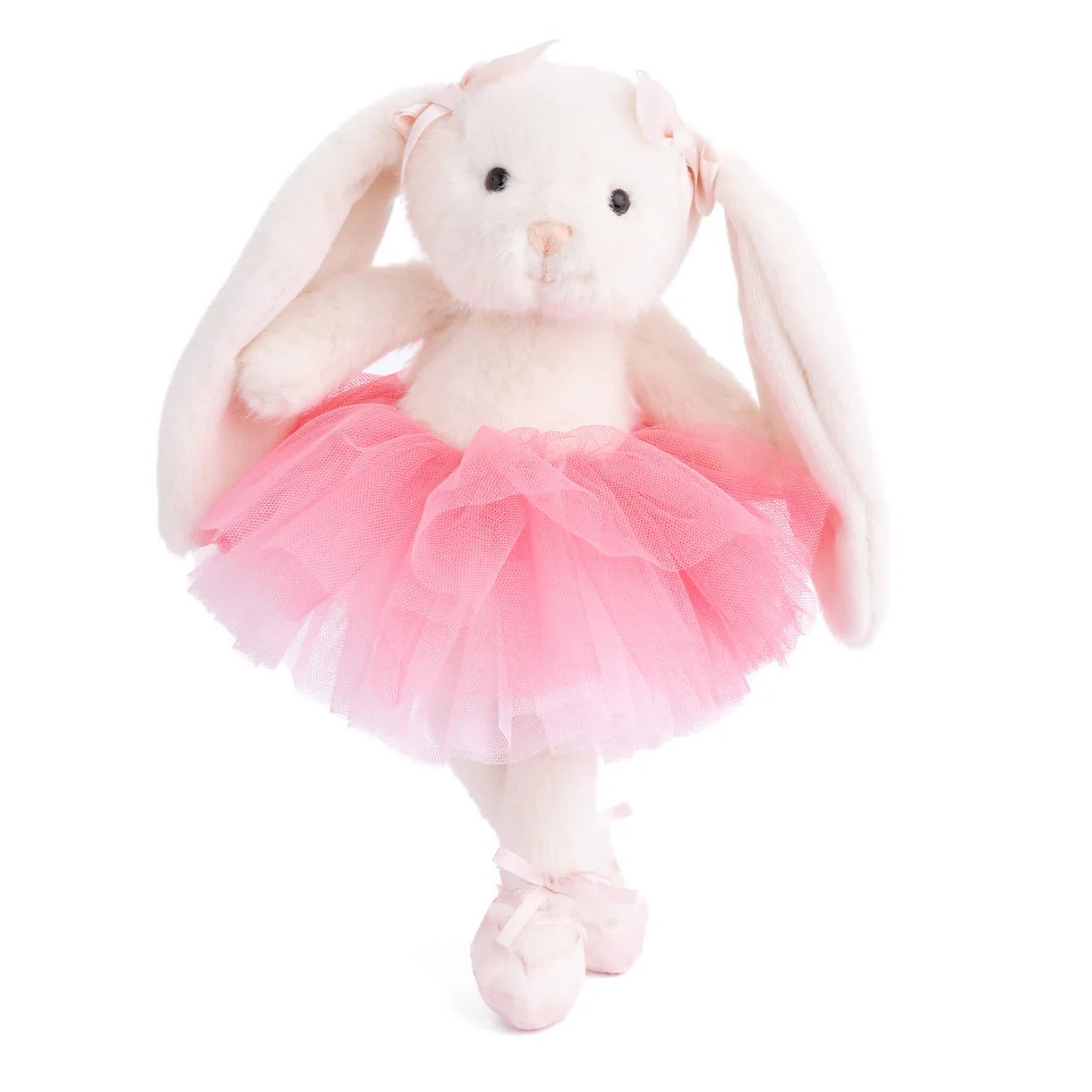 White and pink ballerina bunny - pink