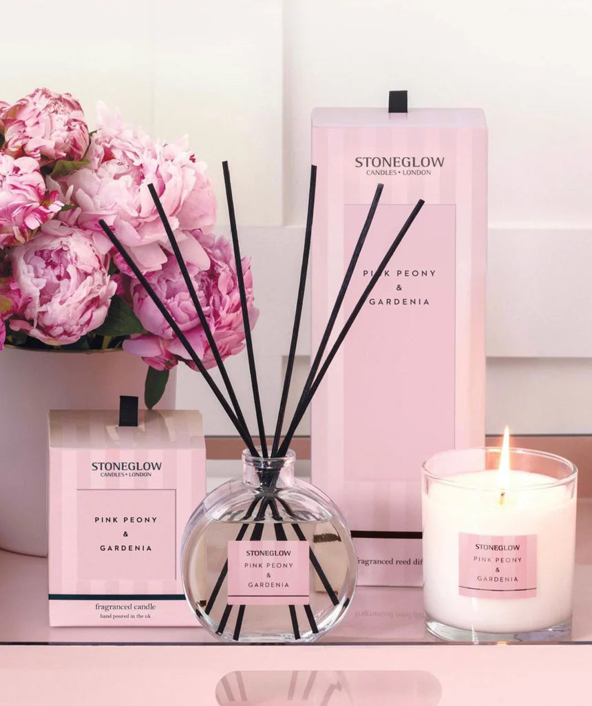 STONEGLOW - PINK PEONY & GARDRNIA - REED DIFFUSER 120ML