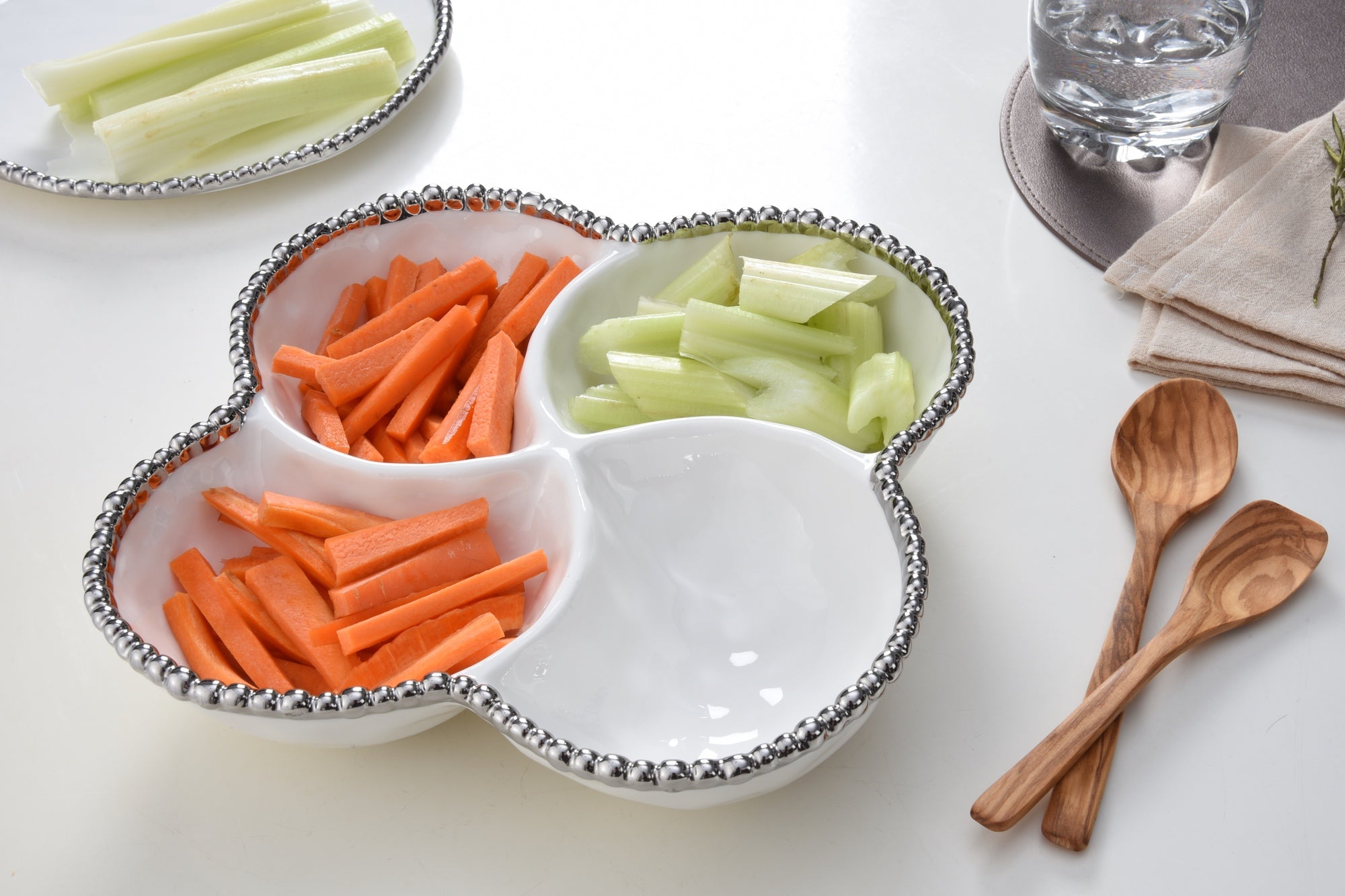 Pampa Bay Salerno 4 Section Server silver