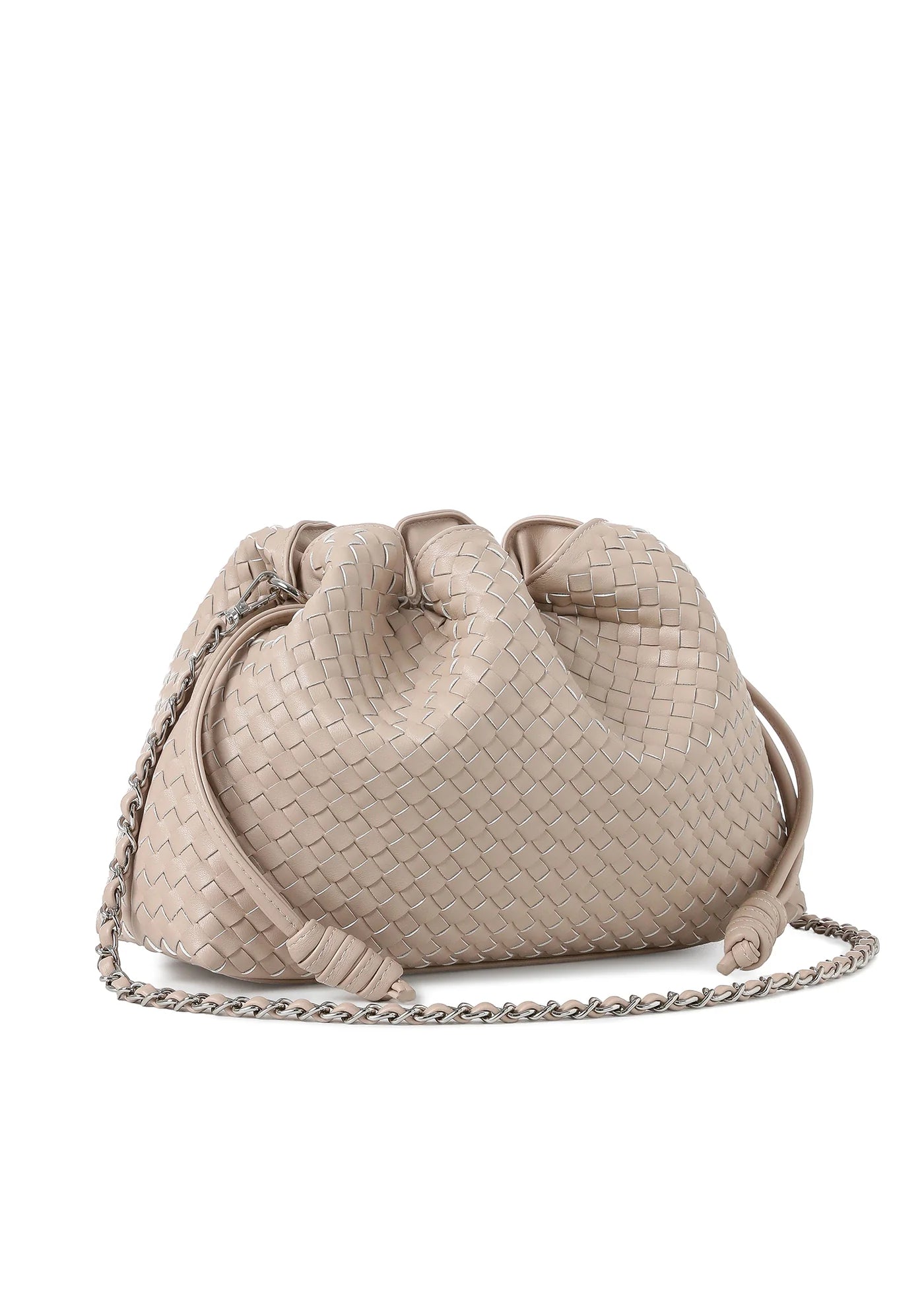 sac bandoulière convertible en tissu beige