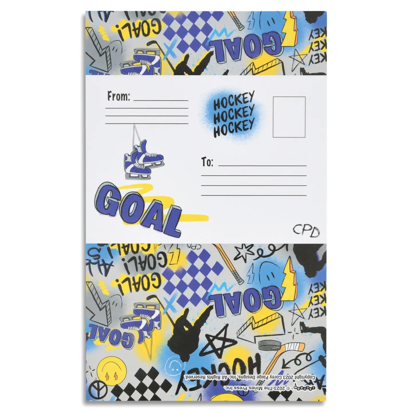 Cartes pliables pour buts de hockey