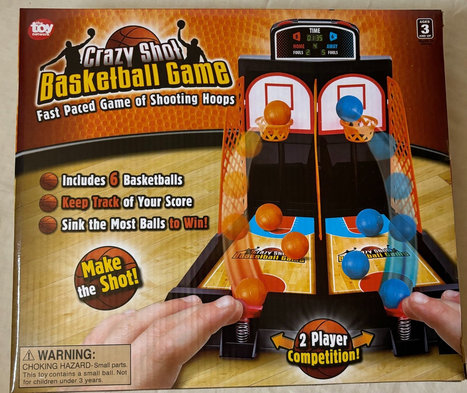 Crazy shot basketball game