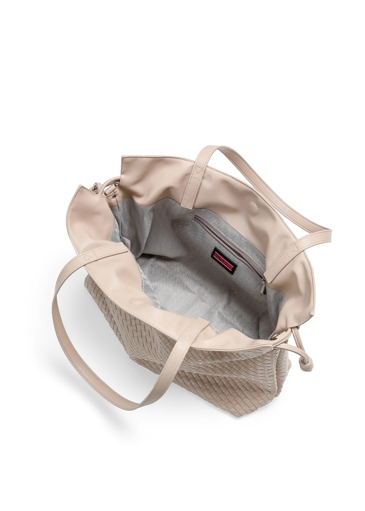 sac bandoulière convertible en tissu beige