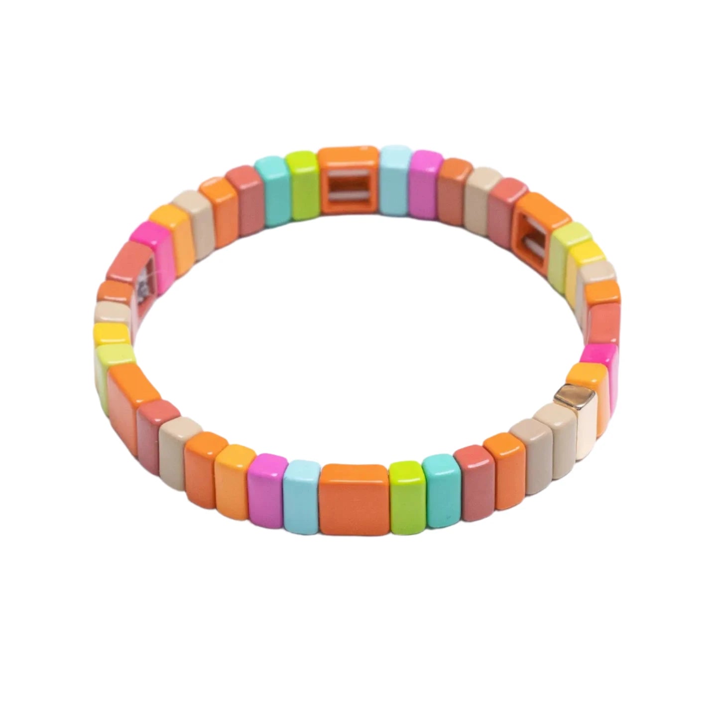 Bracelet patchwork multicolore