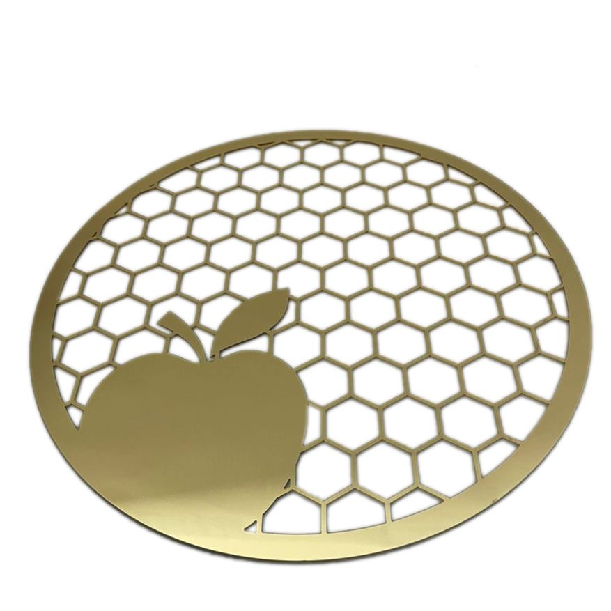 Lucite & Gold Laser Cut placemats - set of 4