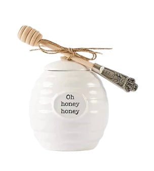 Mudpie Circa Honey Pot Set