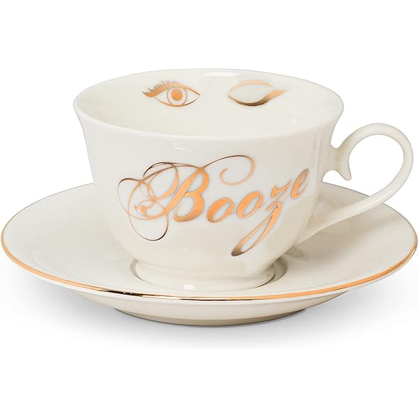 Tasse à thé et soucoupe - Alcool