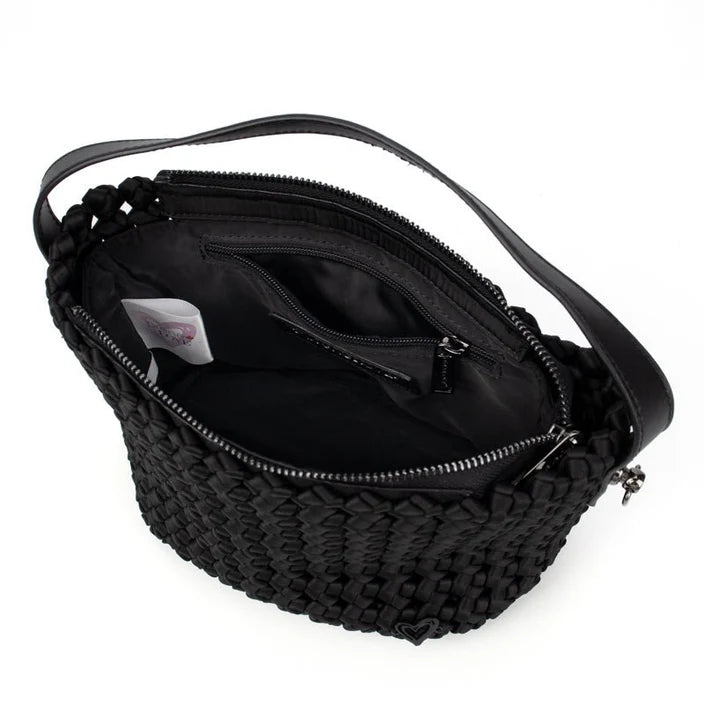 Bordon Small Hand-knotted Tote -Black