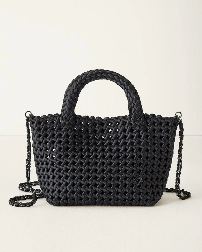 Cambridge Small Hand-knotted Tote -Black