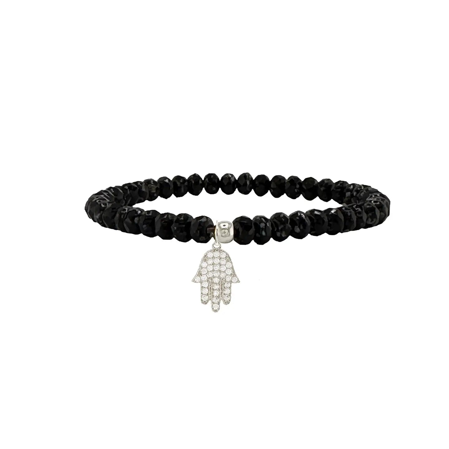 Bracelet Hamsa noir/doré