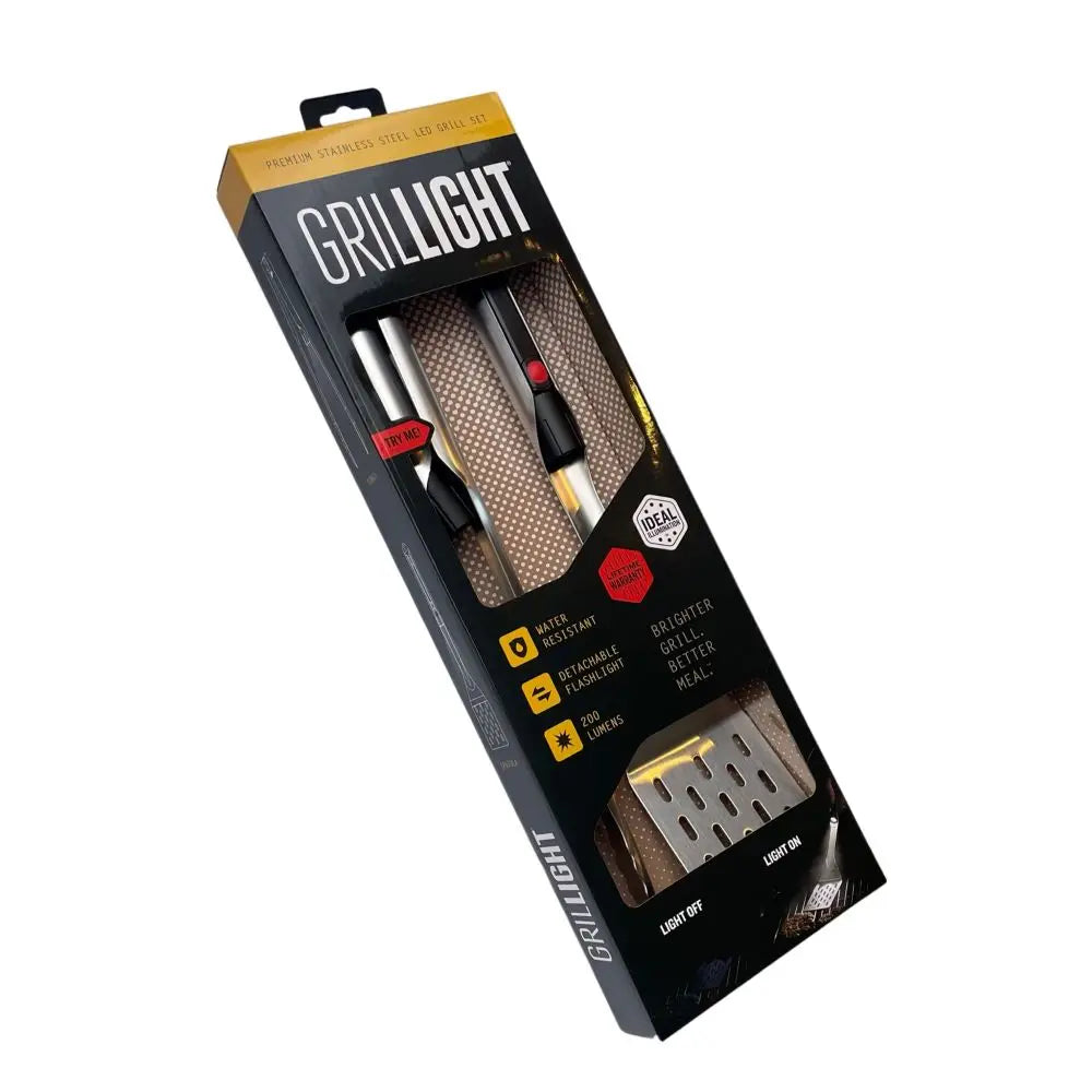 Grillight Gift Set - Spatula + Tongs