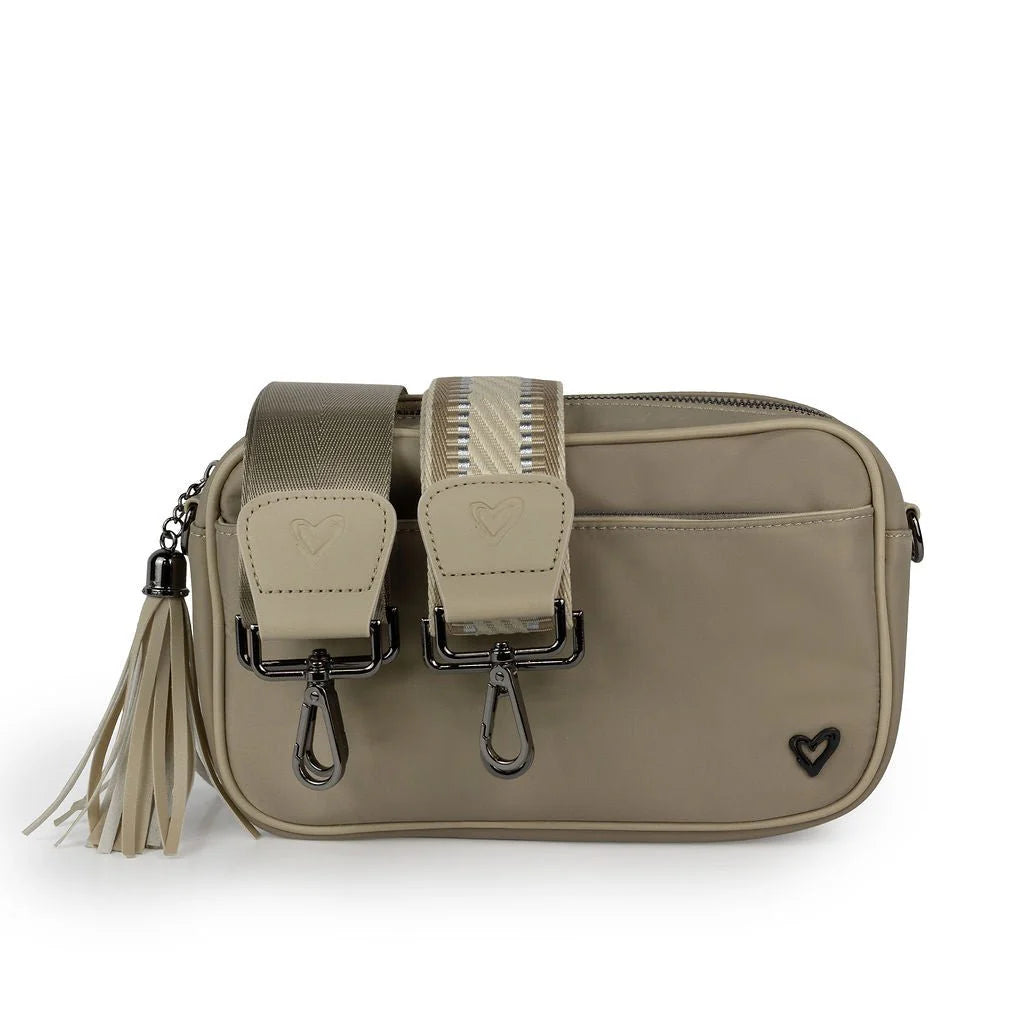 Brooklin Crossbody Bag - Matte Smokey Taupe