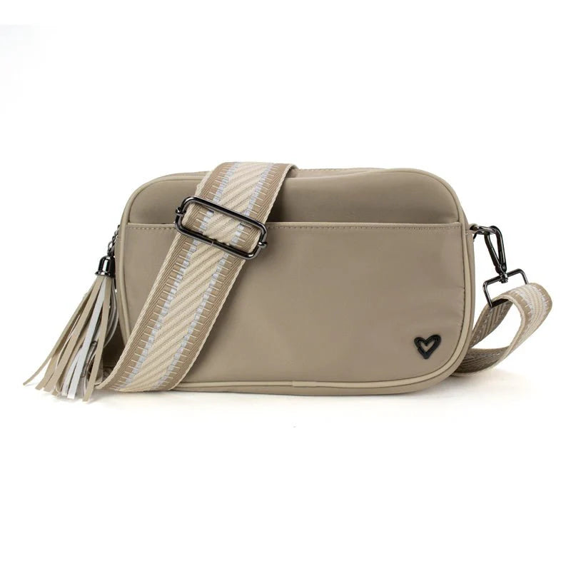 Brooklin Crossbody Bag - Matte Smokey Taupe