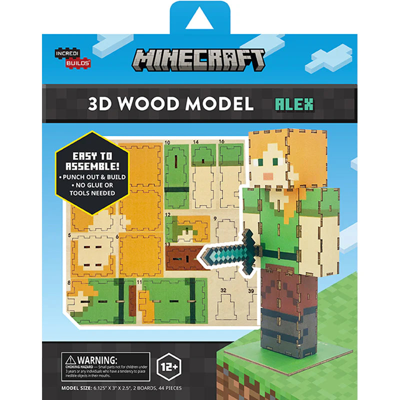 Minecraft 3D wood model