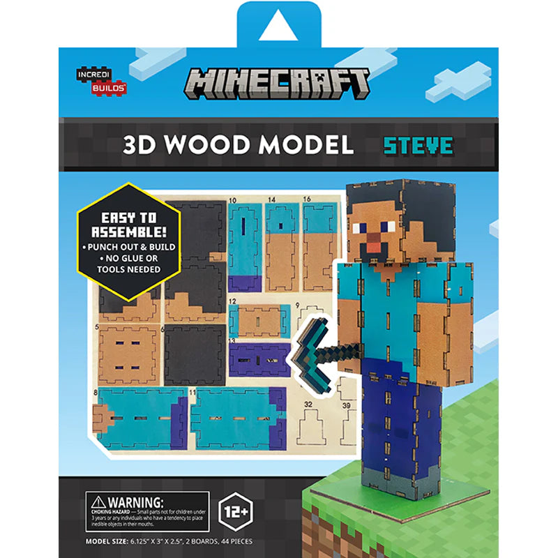 Minecraft 3D wood model