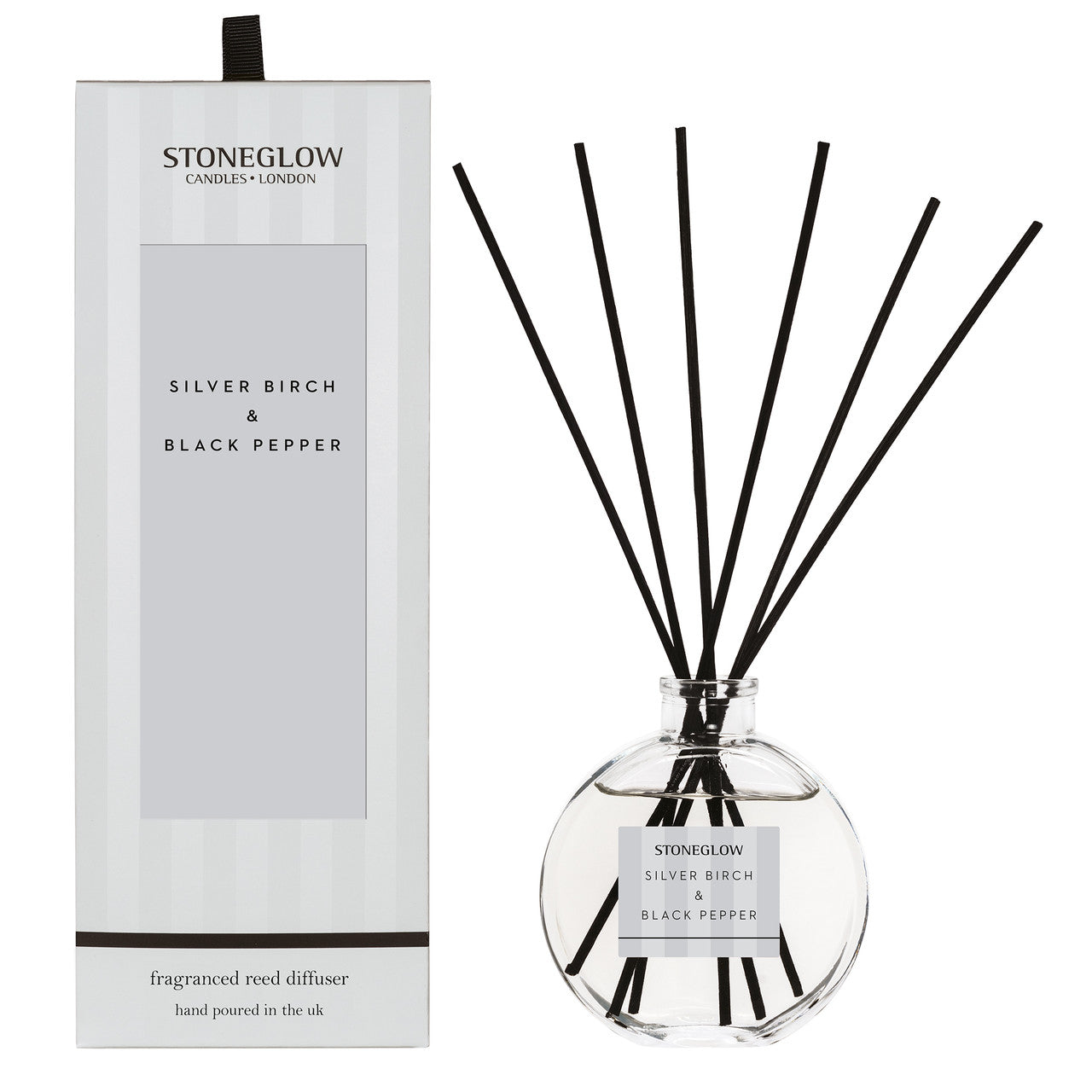 STONEGLOW - Silver birch & black pepper - REED DIFFUSER 120ML