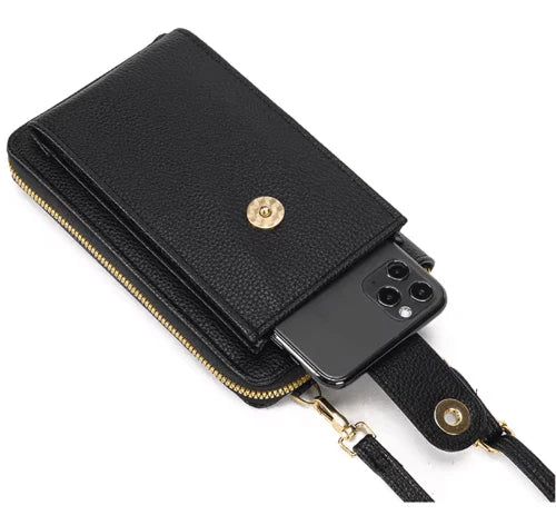 Vegan leather phone bag