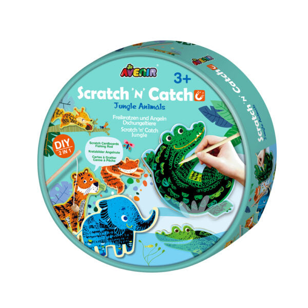 Scratch ‘N’ catch : jungle animals