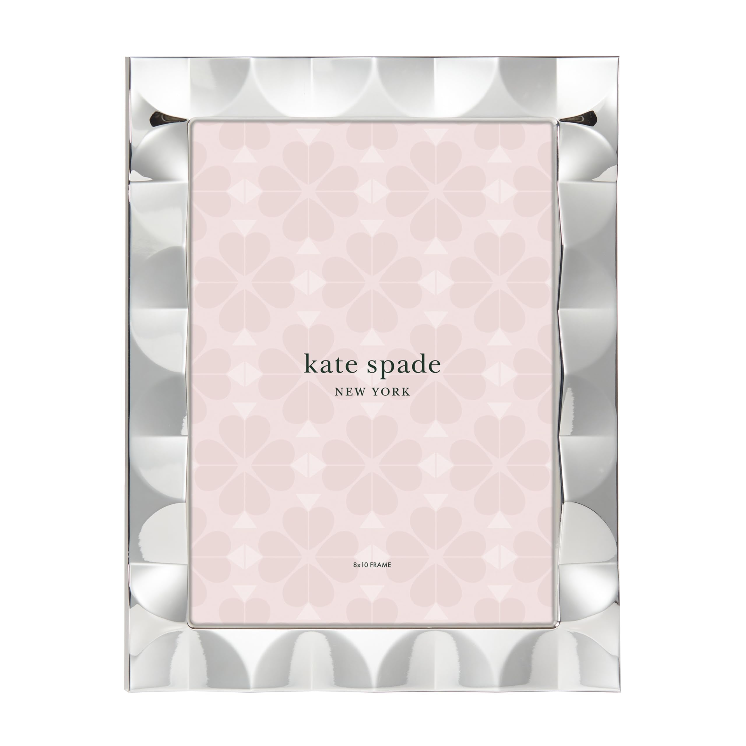 Kate Spade South Street 8" x 10" Silver scallop Frame